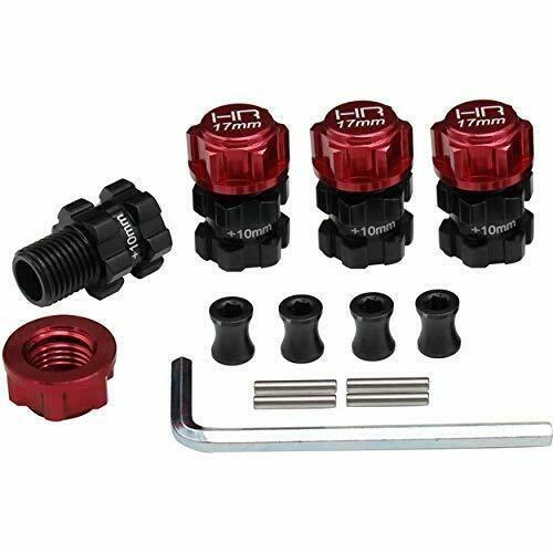 Hot Racing ATF117XT02 Aluminum 17mm Hubs 10mm Offset Arrma Bigrock 