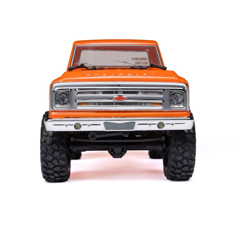 Axial AXI0000IV2T3 1/24 SCX24 1967 Chevrolet C10 4WD Brushed Truck RTR, Orange