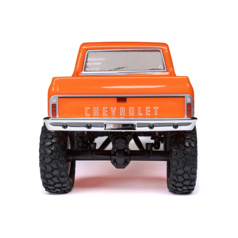 Axial AXI0000IV2T3 1/24 SCX24 1967 Chevrolet C10 4WD Brushed Truck RTR, Orange