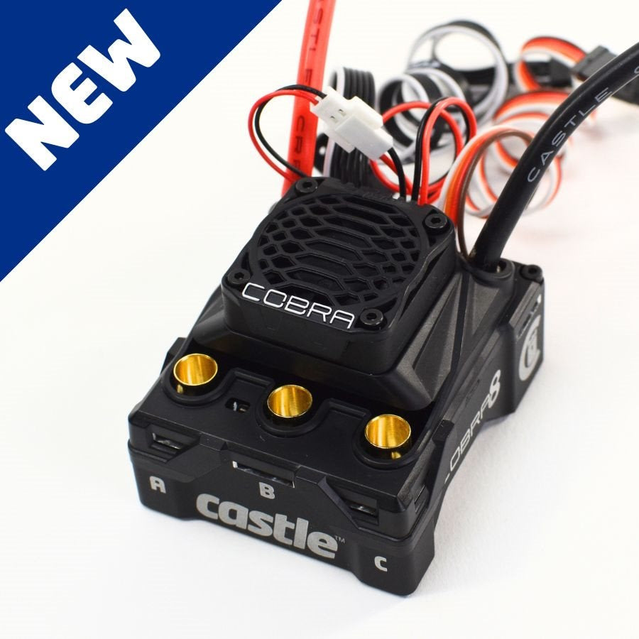 Castle Creations Cobra 8 6SBrushless Motor & ESC Combo 1800Kv w/1512 Sensored Motor - PowerHobby