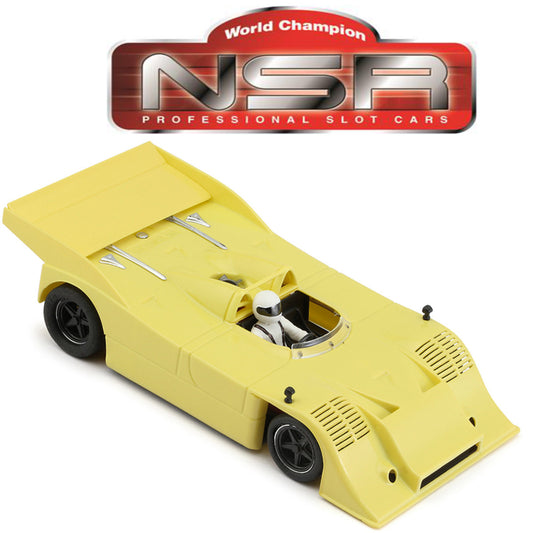 NSR Porsche 917/10K Test Car Yellow 1/32 Slot Car 0176 for Slot.it Revoslot