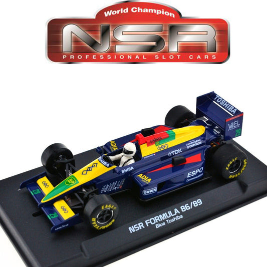 NSR Formula 86/89 #29 Toshiba Eric Bernard 1/32 Slot Car 0182