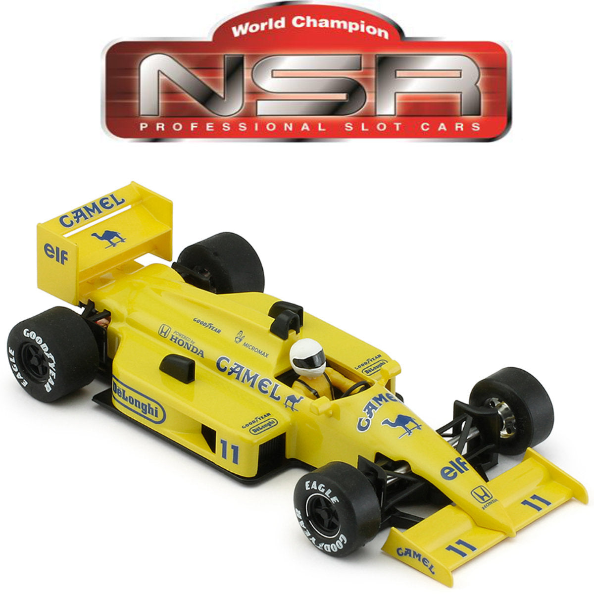 NSR Formula 86/89 Lotus #11 Camel Satoru Nakajima 1/32 Slot Car 0202