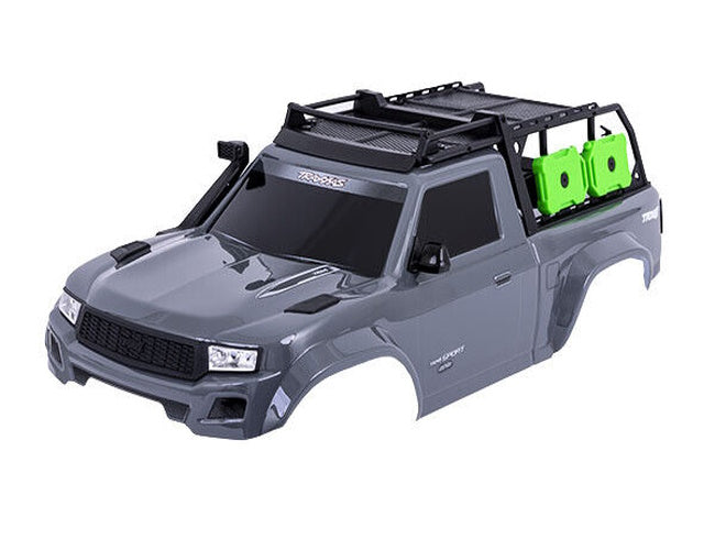 Traxxas 8213-Gray Body TRX-4 Sport, Gray Clipless - PowerHobby