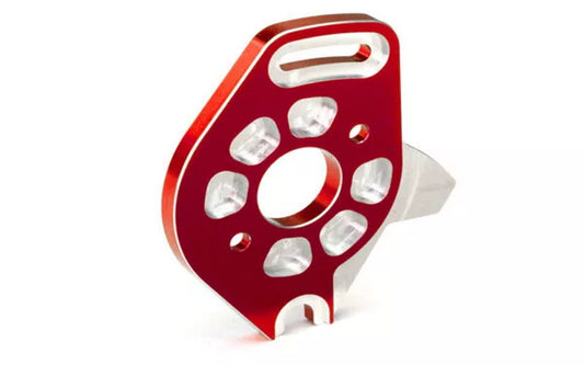 Traxxas 6890R Aluminum Motor Plate For Raptor R 4X4, Slash 4X4, Hoss- Red