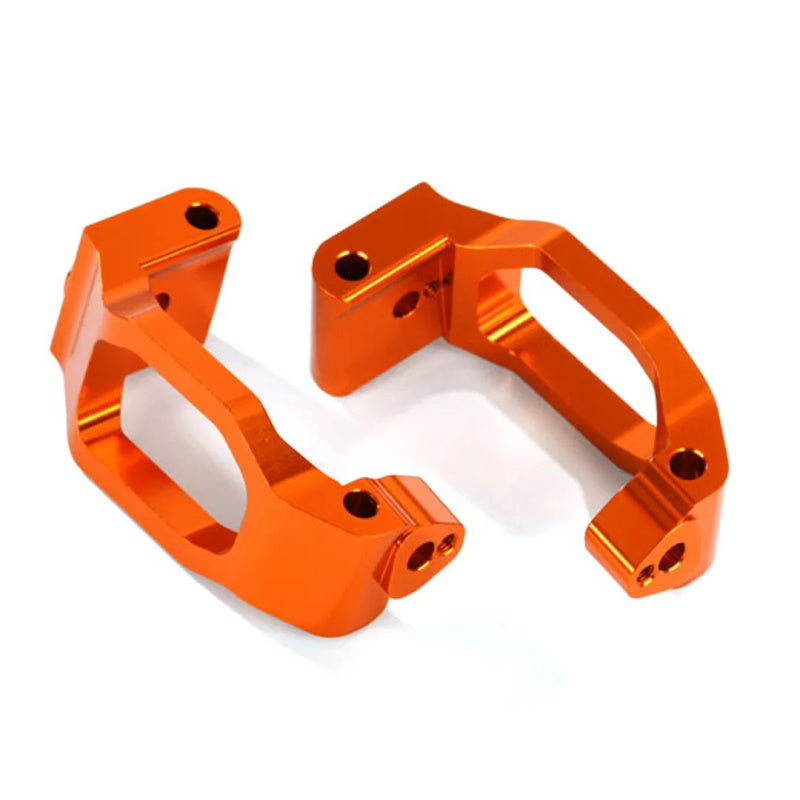 Traxxas Caster blocks (C-Hubs) 6061-T6 Aluminum (Orange-Anodized) Maxx