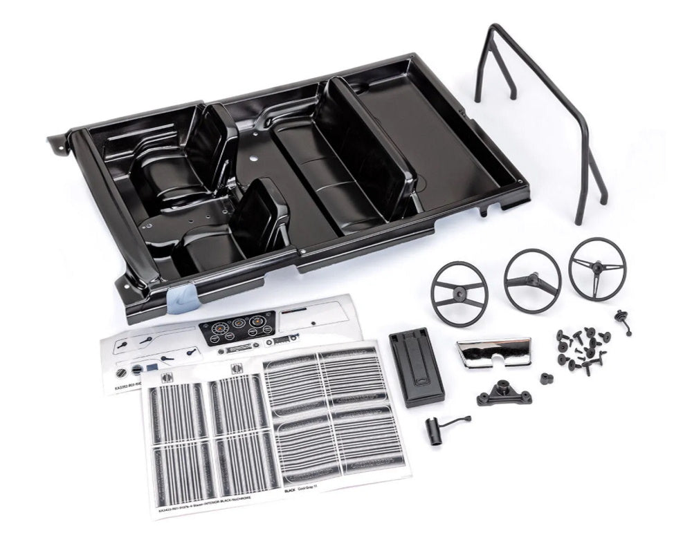 Traxxas 9114-BLK - Interior Kit Black For TRX-4 Blazer