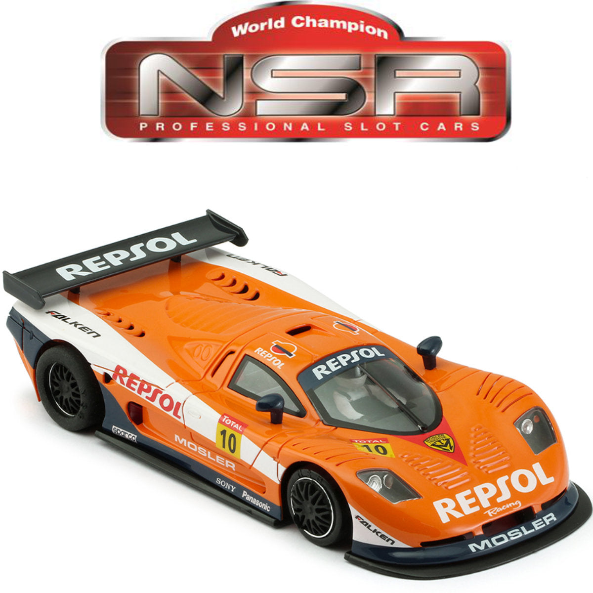 NSR Mosler MT900R Repsol EVO3 Anglewinder 1/32 Slot Car 0209AW