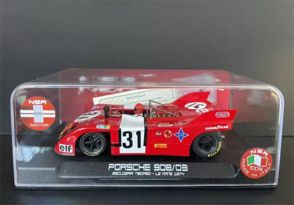 NSR Porsche 908/3 #31 Le Mans 1974 Ecurie Tibidabo 1/32 Slot Car 0233