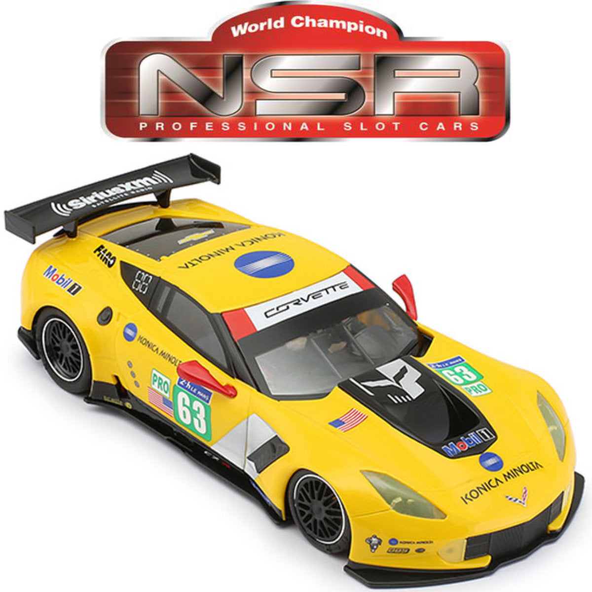 NSR Corvette C7R #63 Le Mans 2015 1/32 Slot Car for Revoslot Slot.it