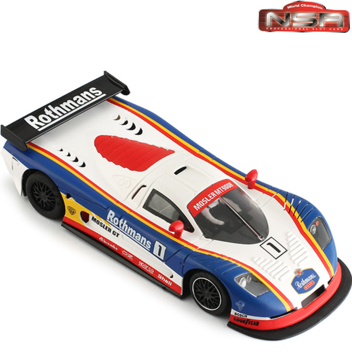 NSR Mosler MT900R Rothmans #1 EVO3 Anglewinder 1/32 Slot Car 0291AW