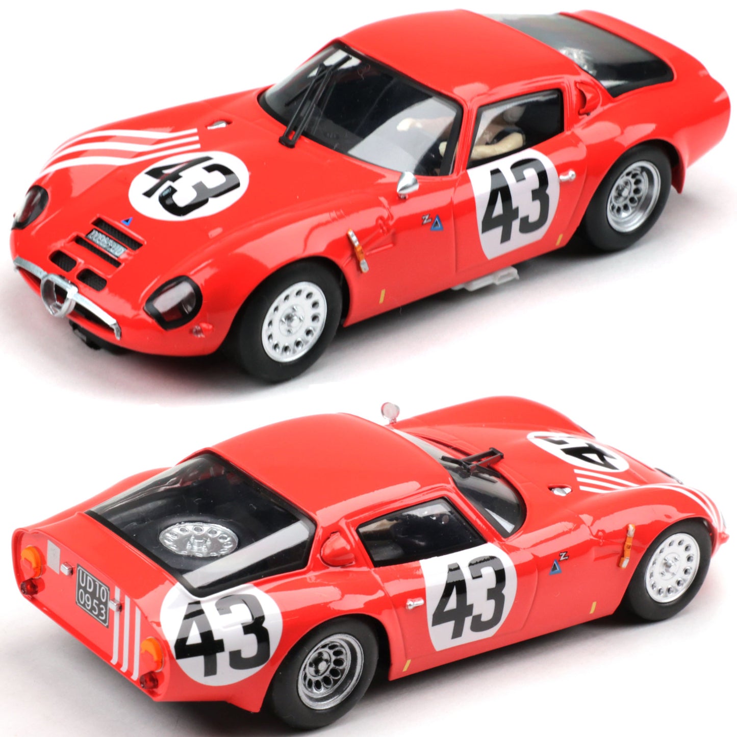 Fly 057306 Alfa Romeo TZ2 24h Le Mans 1965 1/32 Slot Car