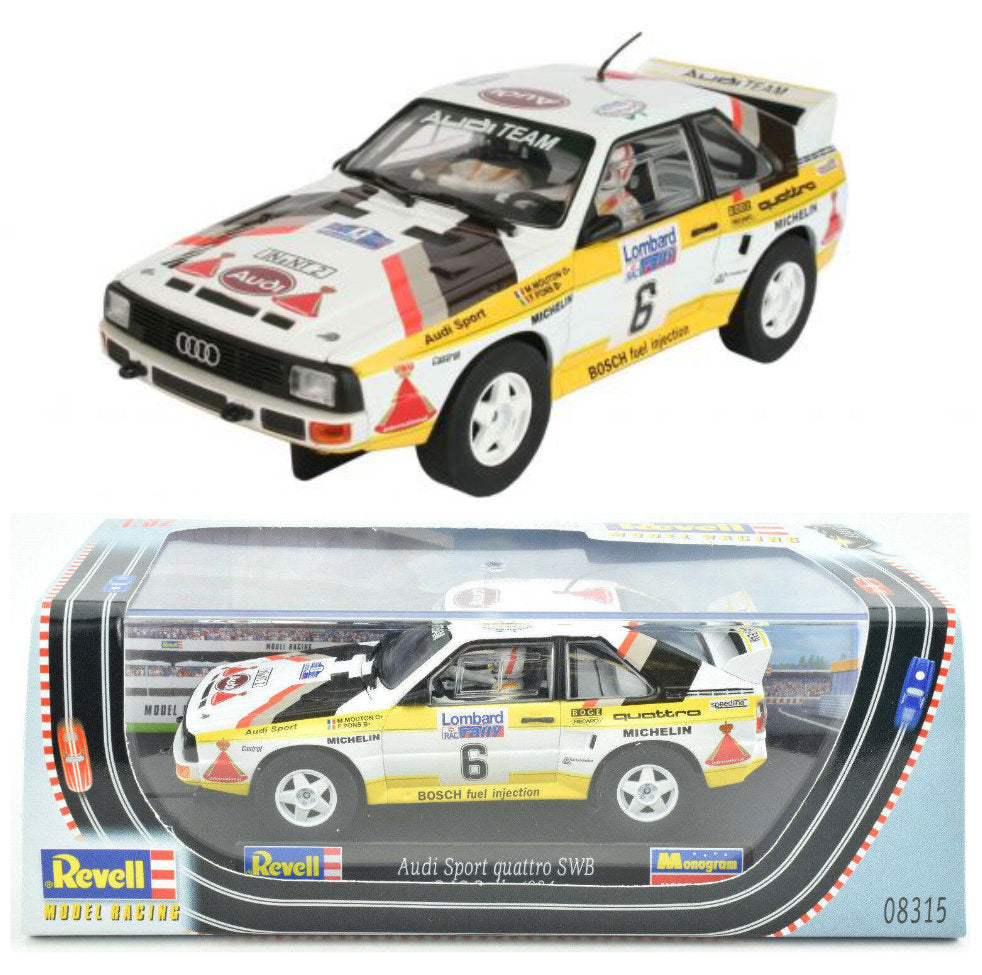 Revell Audi Sport Quattro SWB 1984 RAC Rally 1/32 Slot Car Monogram 08315