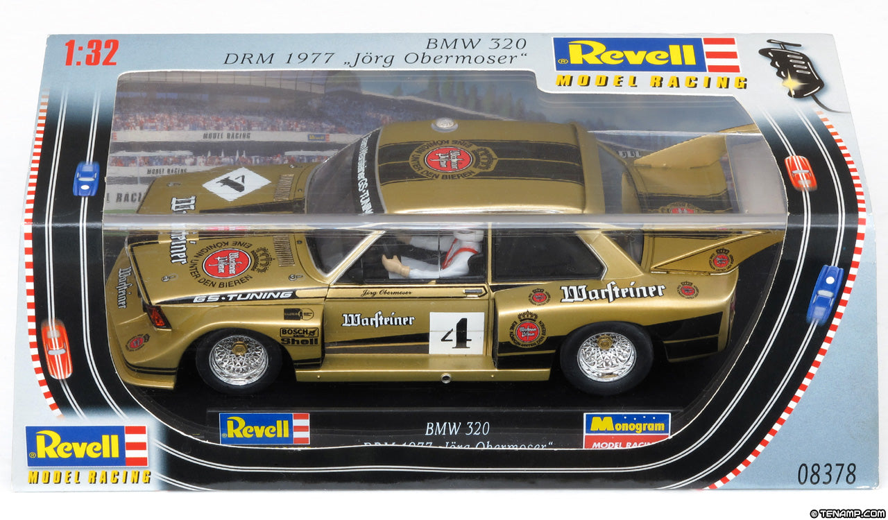 Revell Monogram BMW 320 DRM 1977 Jörg Obermoser 1/32 Slot Car 08378