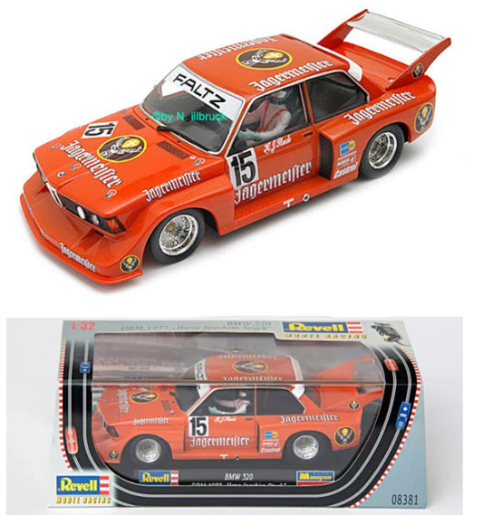 Revell BMW 320 DRM 1977 JAGERMEISTER 1/32 Slot Car Monogram 08381