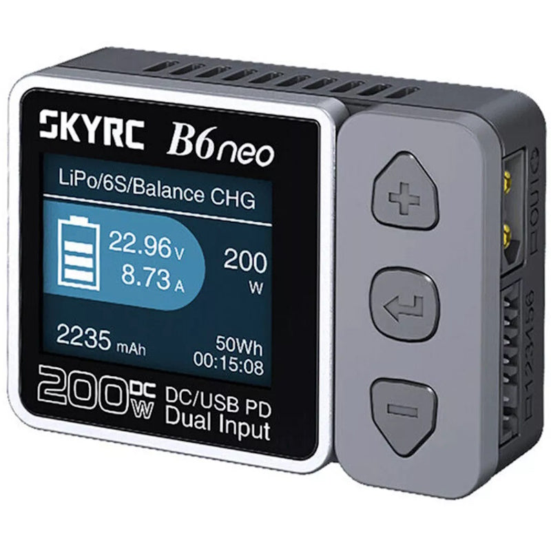 SkyRC B6 NEO 200W DC Smart Charger With DC/PD Dual Input (Grey)