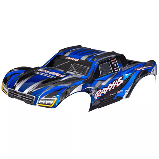 Traxxas 10211-BLUE Maxx Slash Blue Painted Body, Clipless Mounting With Decals