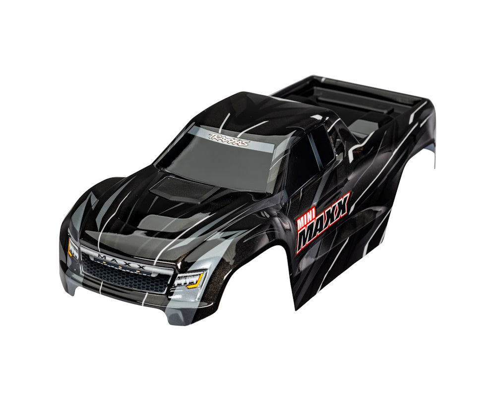 Traxxas 10711-BLK Black Painted, Decals Applied Body for Mini Maxx