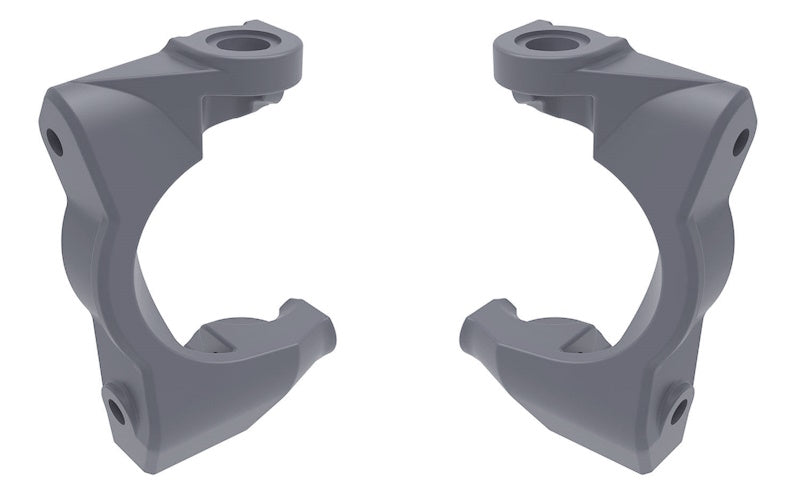 Traxxas 10732-GRAY Left and Right Caster blocks (c-hubs) Gray fits Mini Maxx.