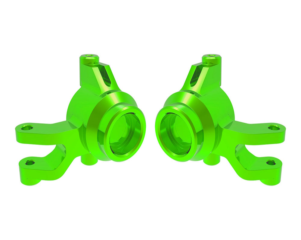 Traxxas 10734-GRN Green Aluminum Left and Right Steering Blocks fits Mini Maxx