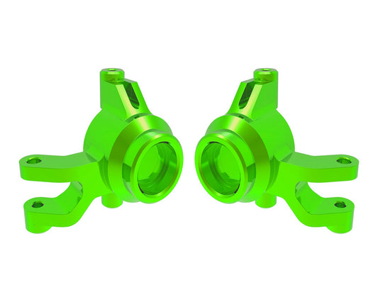 Traxxas 10734-GRN Green Aluminum Left and Right Steering Blocks fits Mini Maxx