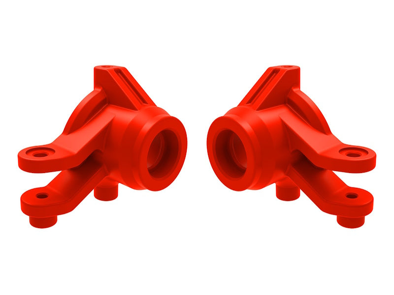 Traxxas 10736-RED Steering Blocks Left and Right (Red) fits Mini Maxx