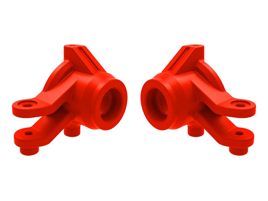 Traxxas 10736-RED Steering Blocks Left and Right (Red) fits Mini Maxx