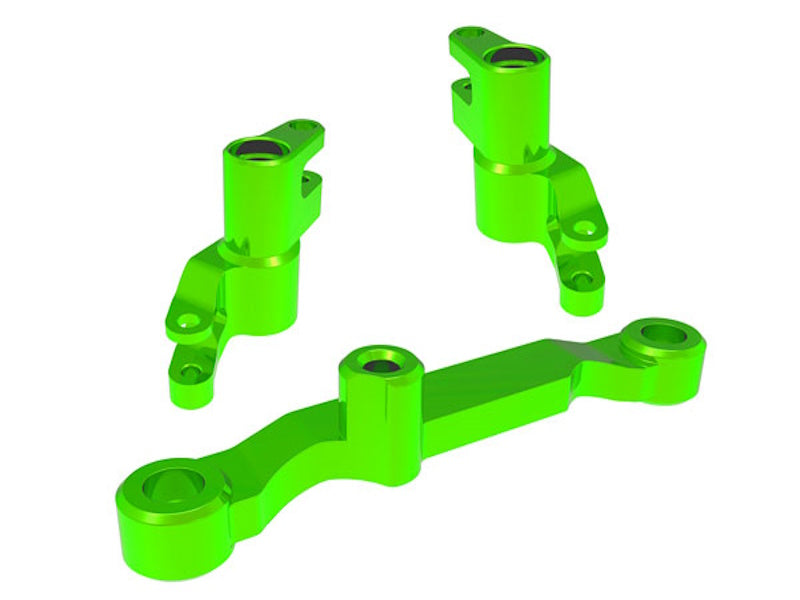 Traxxas &nbsp;10743-GRN Green Aluminum Steering Bellcranks and Draglink fits Mini Maxx