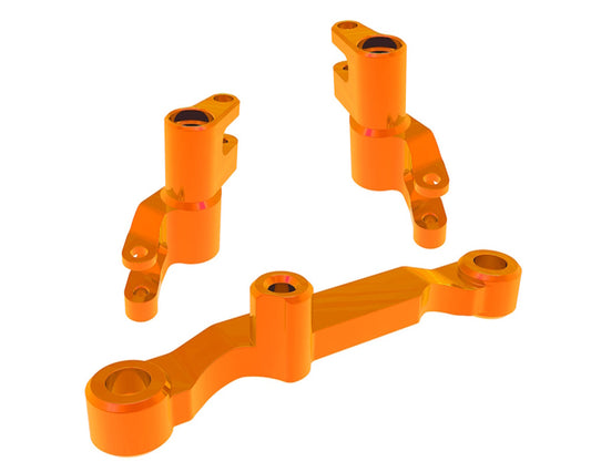 Traxxas 10743-ORNG Orange Aluminum Steering Bellcranks & Draglink fits Mini Maxx