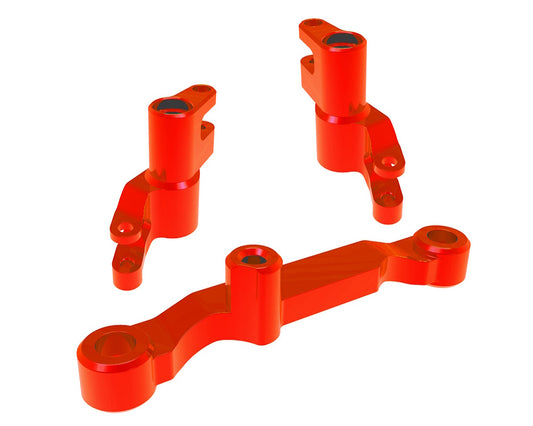 Traxxas 10743-RED Red Aluminum Steering Bellcranks and Draglink fits Mini Maxx