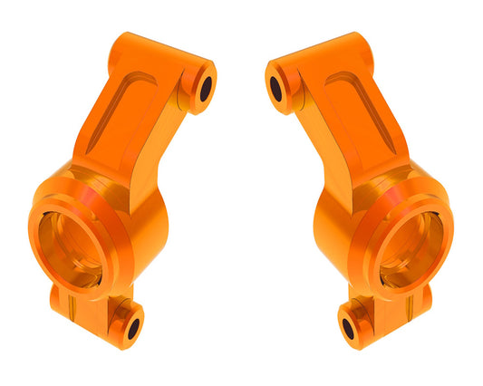 Traxxas 10751-ORNG Orange L & R Aluminum Stub Axle Carriers fits Mini Maxx