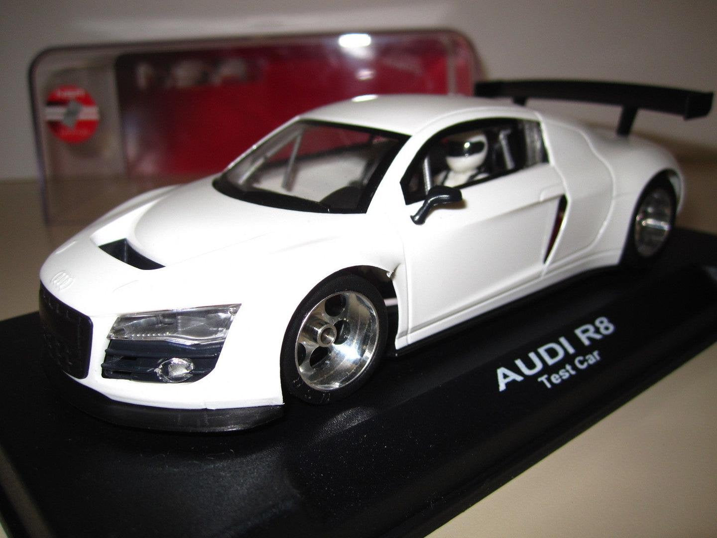 NSR Audi R8 Test Car 1/32 Slot Car 1098 Rare for Slot.it Carrera Scalextric