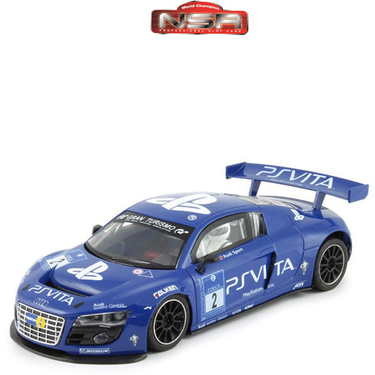 NSR Audi R8 #2 LMS PlayStation PS VITA Nurburgring 2012 1/32 Slot Car 1145 Rare