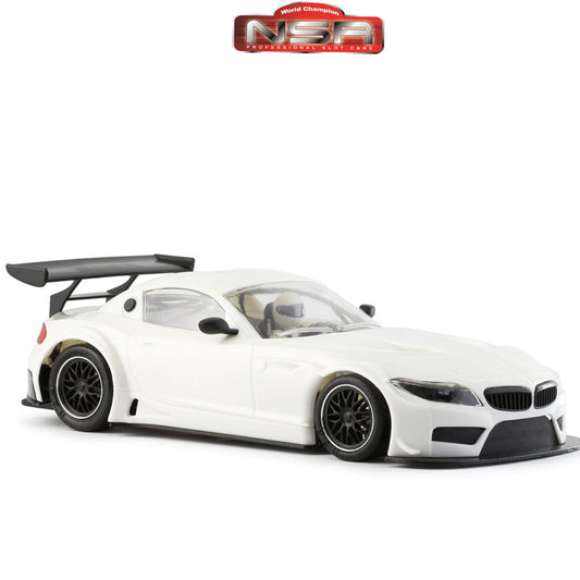 NSR BMW Z4 (E89) GT3 White Kit 1/32 Slot Car 1198 for Slot.it Scaelxtric