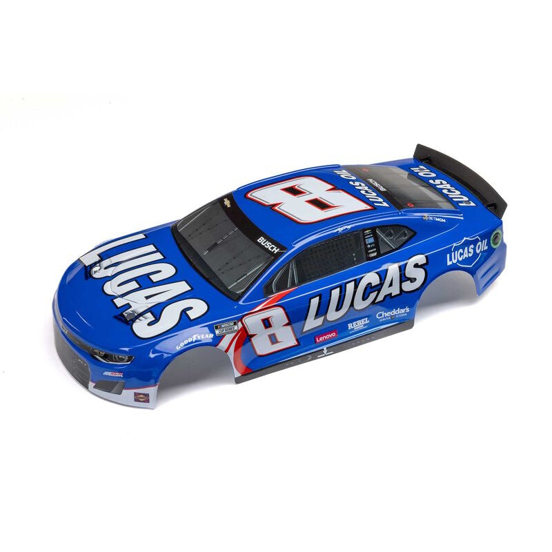 Losi 1913 Busch #8 Lucas Oil 2024 Body NASCAR GROM