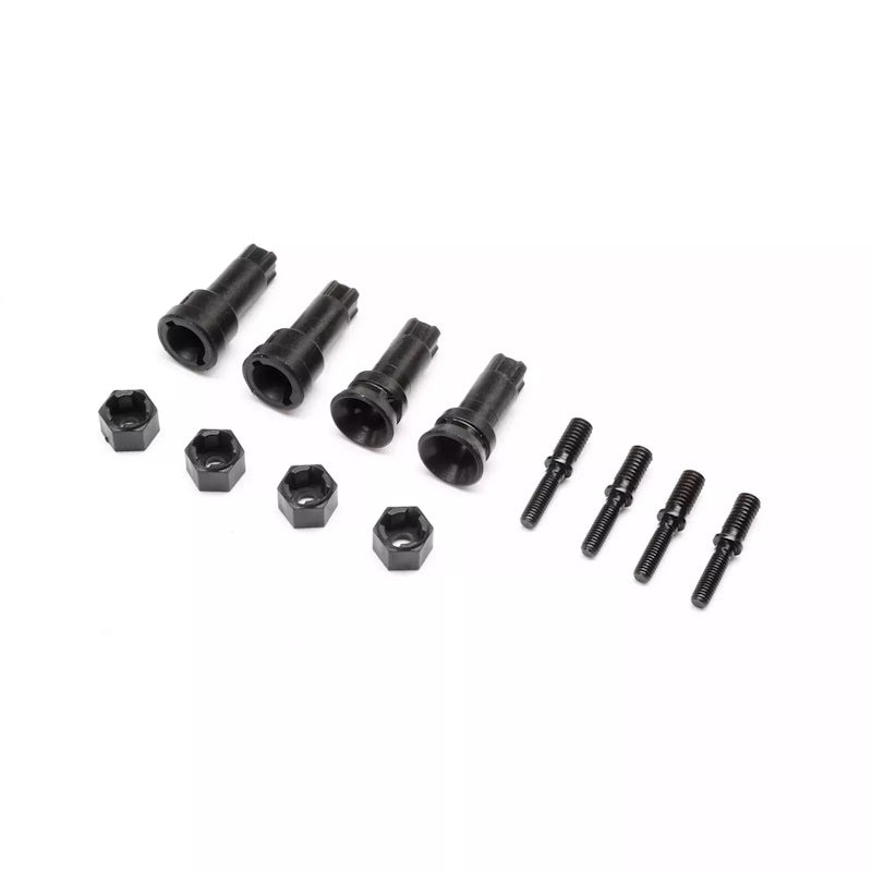 Losi 1935 Wheel Axle & Hex Set: NASCAR GROM