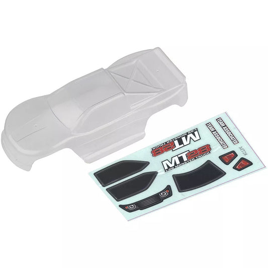 Team Associated 21439 MT28 1/24 Mini Monster Truck Body (Clear)