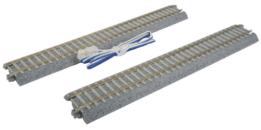 Kato 2-153 HO Scale Unitrack Straight Feeder Track w/ Concrete Ties Set (2).