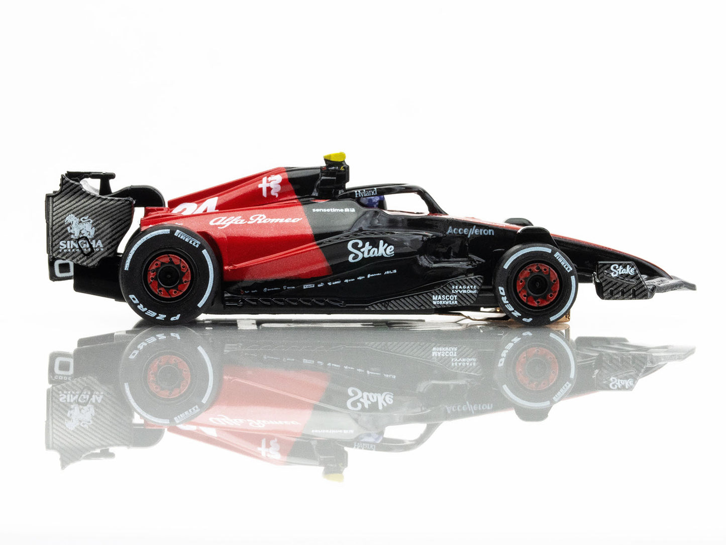 AFX 22084 2023 Alfa Romeo F1 Valterri Bottas #24 HO Slot Car Formula 1 AFX22084 - PowerHobby