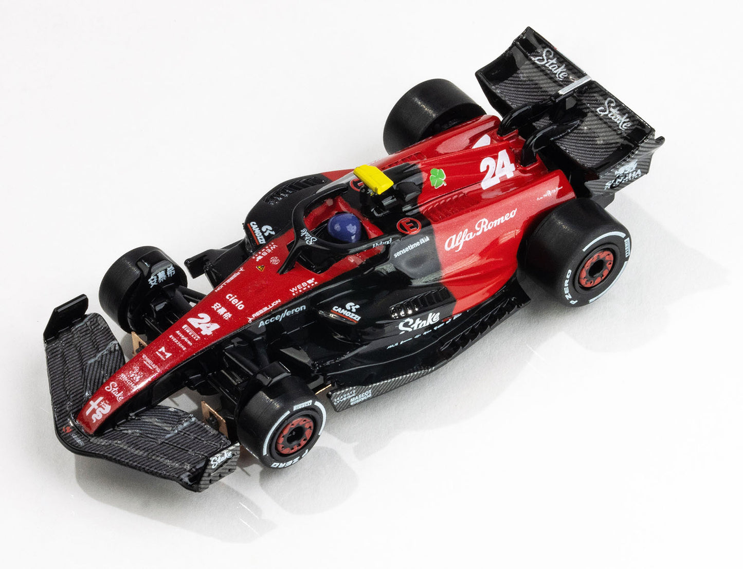 AFX 22084 2023 Alfa Romeo F1 Valterri Bottas #24 HO Slot Car Formula 1 AFX22084 - PowerHobby