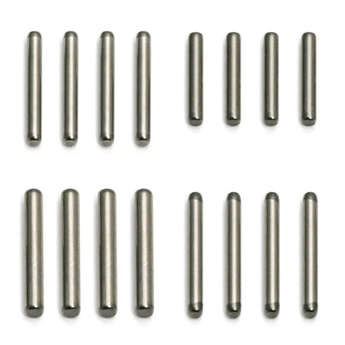 Team Associated 25021 MGT/SE Transmission Roll Pins Polished Steel Silver (16)