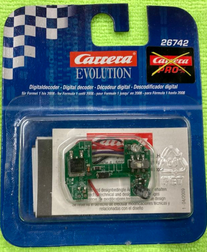 Carrera 26742 Digital-Decoder for F1-Cars w/o plug 1/32 Slot Car Chip