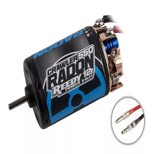 Associated 27463 Reedy Radon 2 Crawler 550 12T 5-Slot 1850kV Brushed Motor