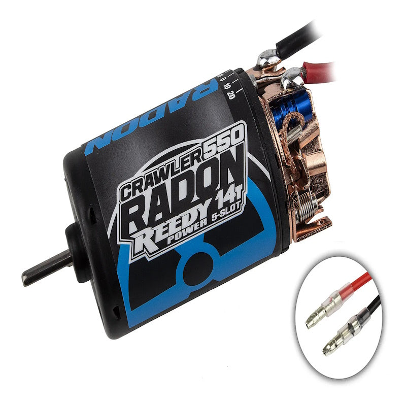 Associated 27464 Reedy Radon 2 Crawler 550 14T 5-Slot 1600kV Motor