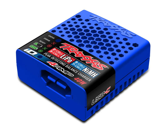 Traxxas 2985 - 4-Amp USB-C NiMH/LiPo Charger with Traxxas iD Technology