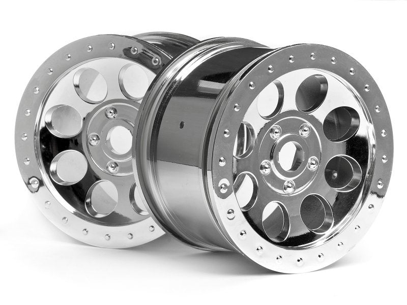 HPI Racing 3187 Mag-8 Wheel Chrome (83X56mm/2pcs) - PowerHobby