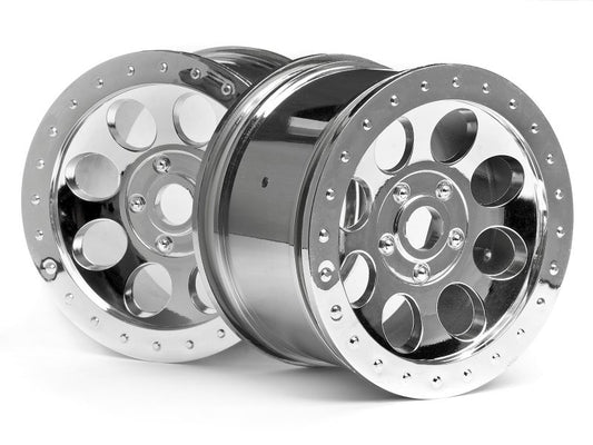 HPI Racing 3187 Mag-8 Wheel Chrome (83X56mm/2pcs) - PowerHobby