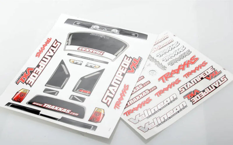 Traxxas TRA3613R Decal Sheets Stampede VXL - PowerHobby