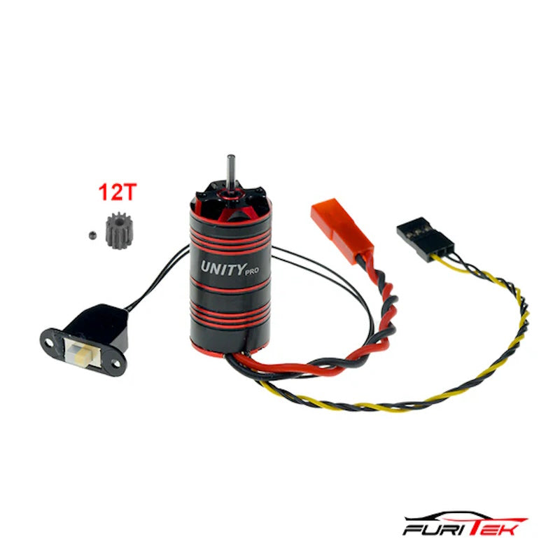 Furitek Unity Pro 3500kv 2-in-1 Micro FOC Brushless With RX for Redcat Ascent-18