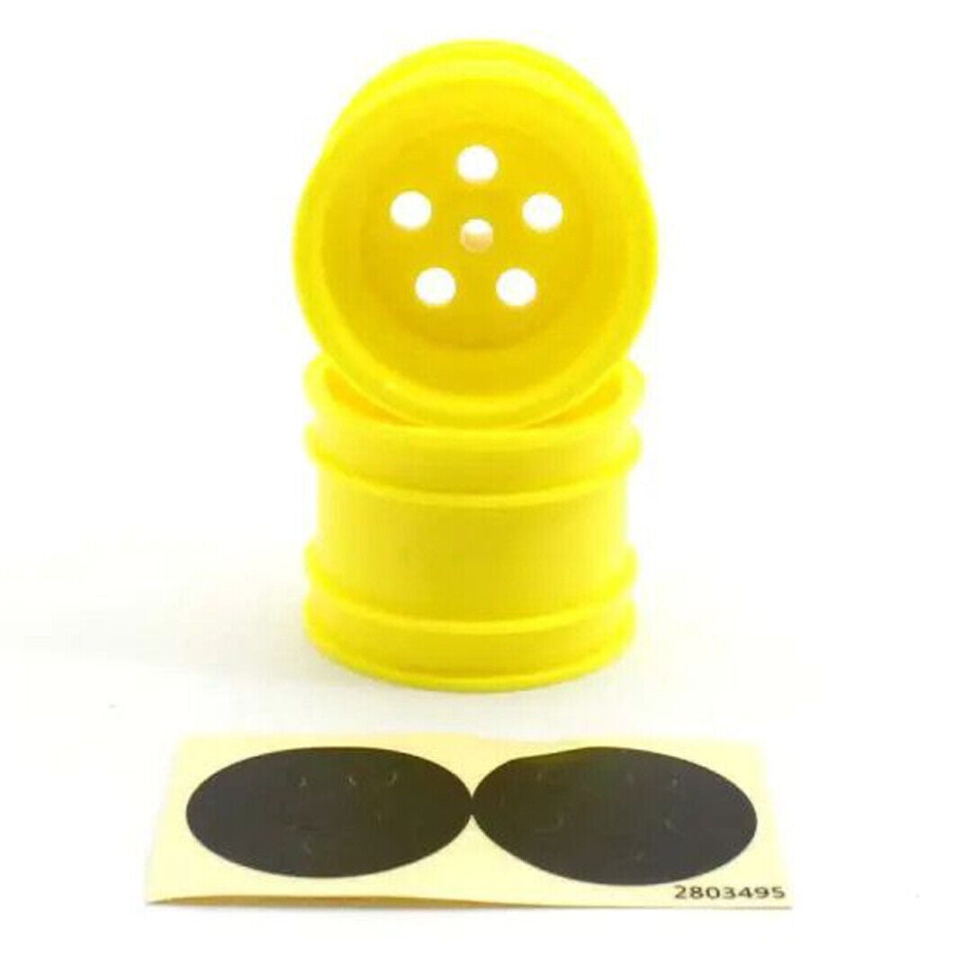 Kyosho SCH008Y Rear Wheel Yellow (2Pcs) for Tomahawk.